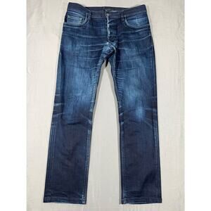 Prada Jeans Mens 32 Dark Wash Tight Fit Denim Italy Designer Pants